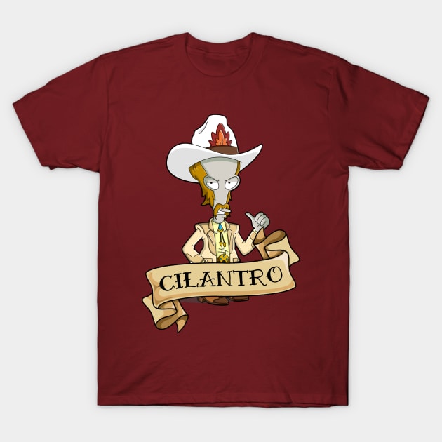 Roy Rogers McFreely - Cilantro T-Shirt by Ryans_ArtPlace